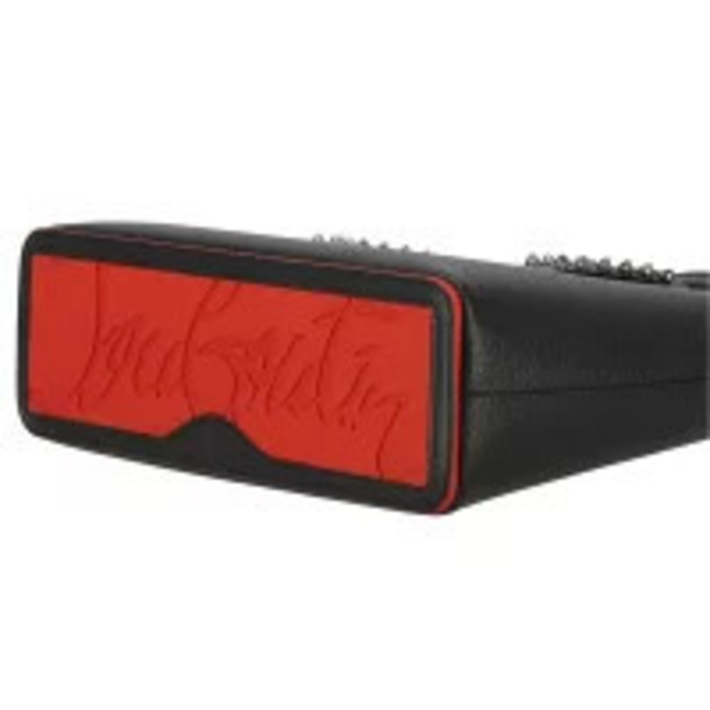 Christian Louboutin Cabata Black Tote Red Bag Black Red